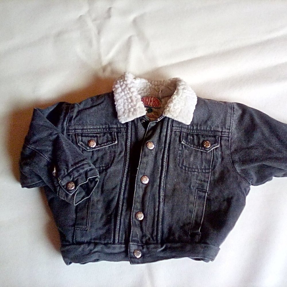 Boys Bugle Boy Denim and Fleece Jacket Size 3T